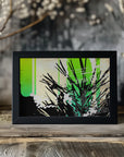 Plakat - Collage Plants Lime Green