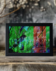 Plakat - Collage Plants Greenery Reds