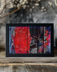 Plakat - Collage Architecture Red