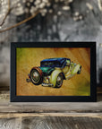 Plakat - Old Car Sepia Illustration 33