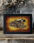 Plakat - Train - Sepia Illustration 58
