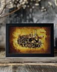 Plakat - Train - Sepia Illustration 59