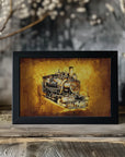 Plakat - Train - Sepia Illustration 67