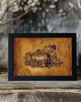 Plakat - Train - Sepia Illustration 73