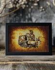 Plakat - Train - Sepia Illustration 75