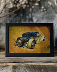 Poster - Classic Car - Sepia Illustration 84