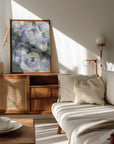 Plakat - Sady painterly florals in violet