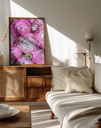 Plakat - Pink ranunculus
