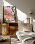 Poster - Nanette floral art in pastels