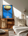 Plakat - Espresso Martini Blue