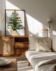 Poster - Cozy watercolor Christmas tree