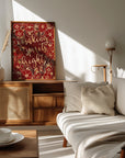 Plakat - Making spirits bright - red