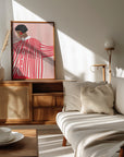 Plakat - The Woman With the Red Stripes - Bea Müller