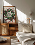 Plakat - Holly wreath