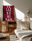 Plakat - Simple feliz Navidad