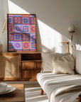 Plakat - Granny squares blanket
