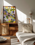 Plakat - Abstract Autumn Floral - Admen.dk