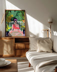Plakat - Woman In Lotus Position - Admen.dk