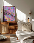 Plakat - Colorful digital grandma squares I