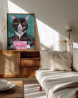 Plakat - Smoking cat