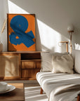 Poster - Ampersand OrangeBlue