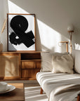 Plakat - Ampersand Black