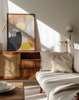 Poster - Organic Bold Shapes Brown Orange