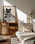 Poster - Cat shopping humor