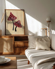 Poster - Iced mushrooms red/tan