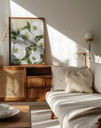 Poster - Evadne peonies in beige