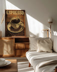 Plakat - More Espresso Less Depresso