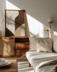 Poster - Brown Tones Geometric 2