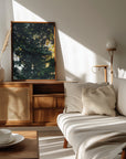 Plakat - Water reflection of trees - Admen.dk