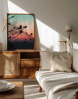 Plakat - Sunset Grass Fileld 01 - Admen.dk