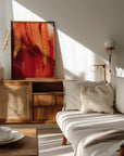 Plakat - Red Flowers 03 - Admen.dk