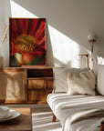 Plakat - Red Flowers 12 - Admen.dk