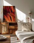 Plakat - Red Flowers 20 - Admen.dk
