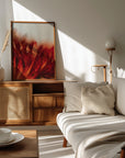 Plakat - Red Flowers 22 - Admen.dk