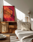 Plakat - Red Flowers 45 - Admen.dk