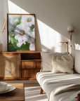 Plakat - White Flowers 15 - Admen.dk