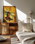 Plakat - Windmill - Sepia Illustration 66