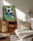 Plakat - Classic Soccer Ball