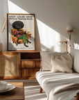 Plakat - Cozy Cat Reading Book