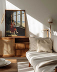Plakat - Thoughtful Woman Beach View - Andreas Magnusson