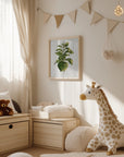 Plakat - Common Hawnthorn Leaf Illustration - Admen.dk