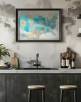 Plakat - Highly detailed map of the United States, Uxia