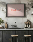 Plakat - It's Fun Happy Message