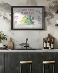 Poster - Christmas tree farm