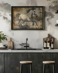 Plakat - Horse Vintage Art Illustration 12