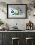 Plakat - Delphinium Flower - Admen.dk